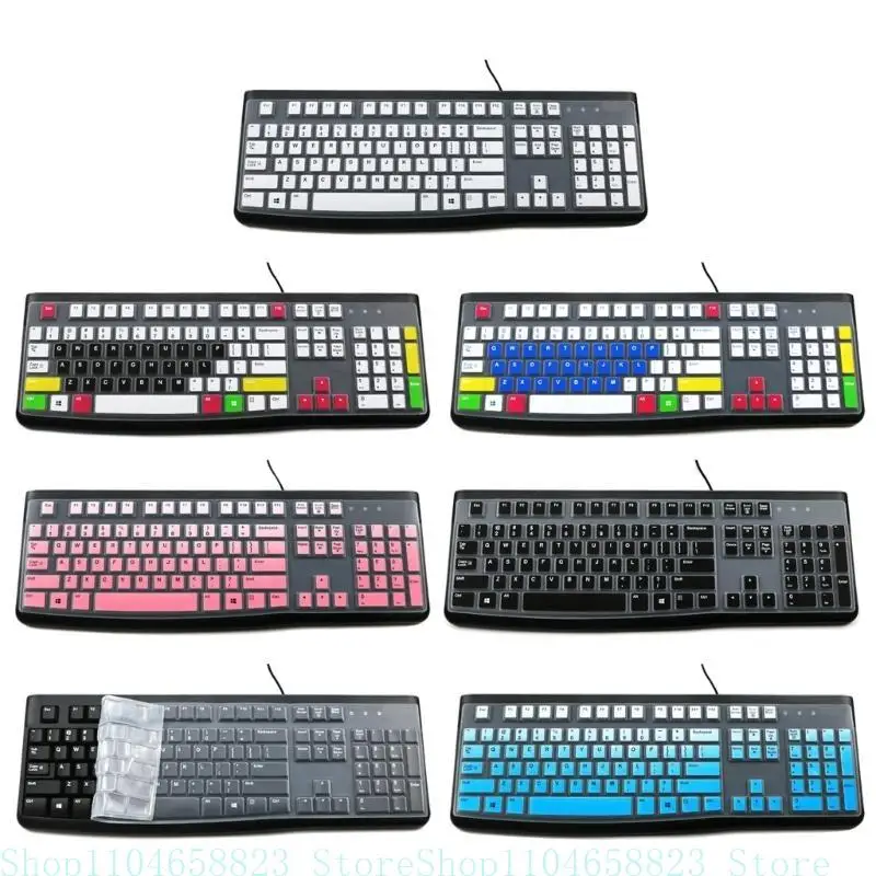 Dustproof Waterproof Transparent Silicone Keyboard Cover Protector