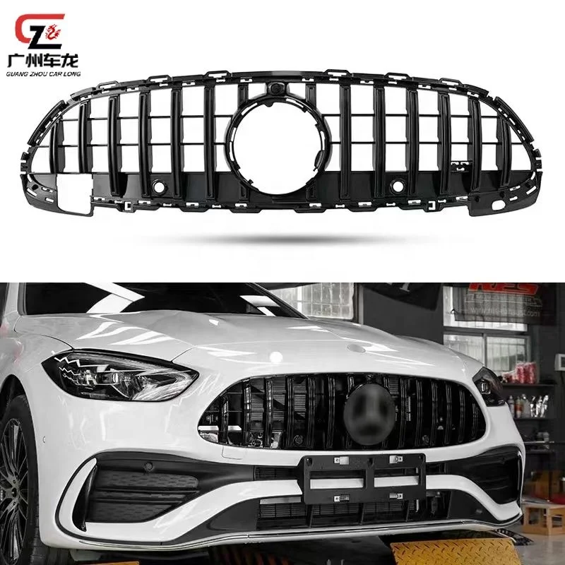 

Hot selling ABS Material Diamond style GT style Car Front Grille For Mercedes Benz C Class W206 C200L C260L 2022 Car grills