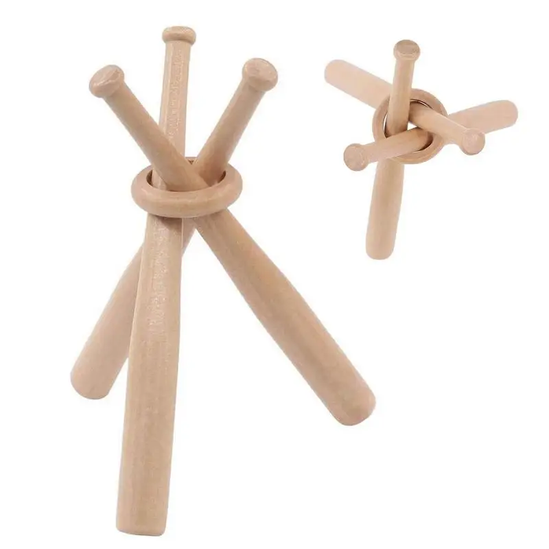 

Small Ball Stand Holder Softball Triangle Base Organizer Support Rustic Sports Ball Holder Stable Tabletop Decor For Softball