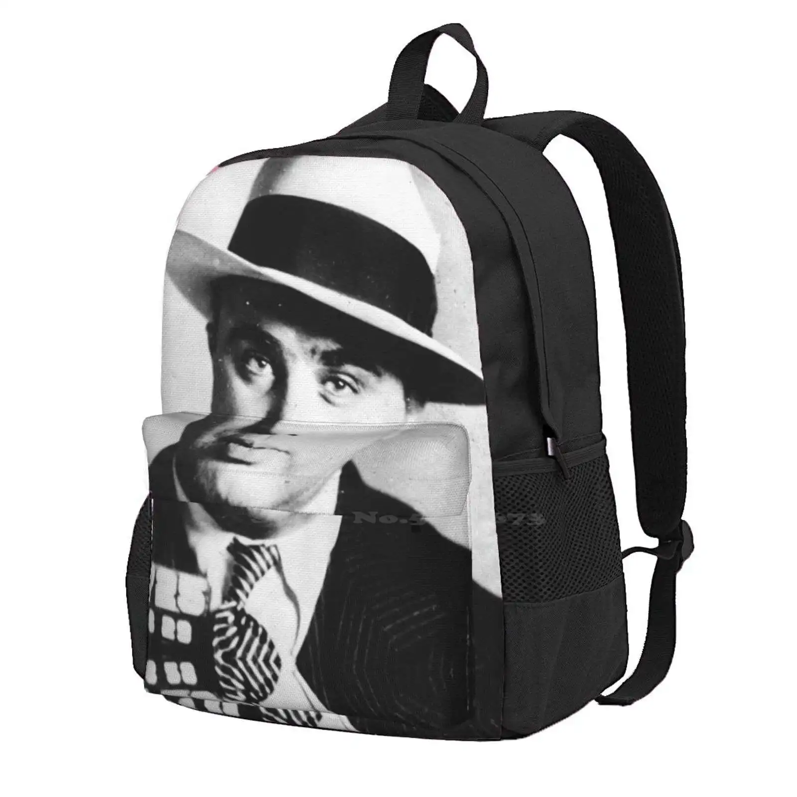 

Школьные ранцы Al Capone Mugshot для девочек-подростков, дорожные сумки для ноутбука, Al Capone, gangфер, мафия, мугshot, мугстер, преступник Чикаго