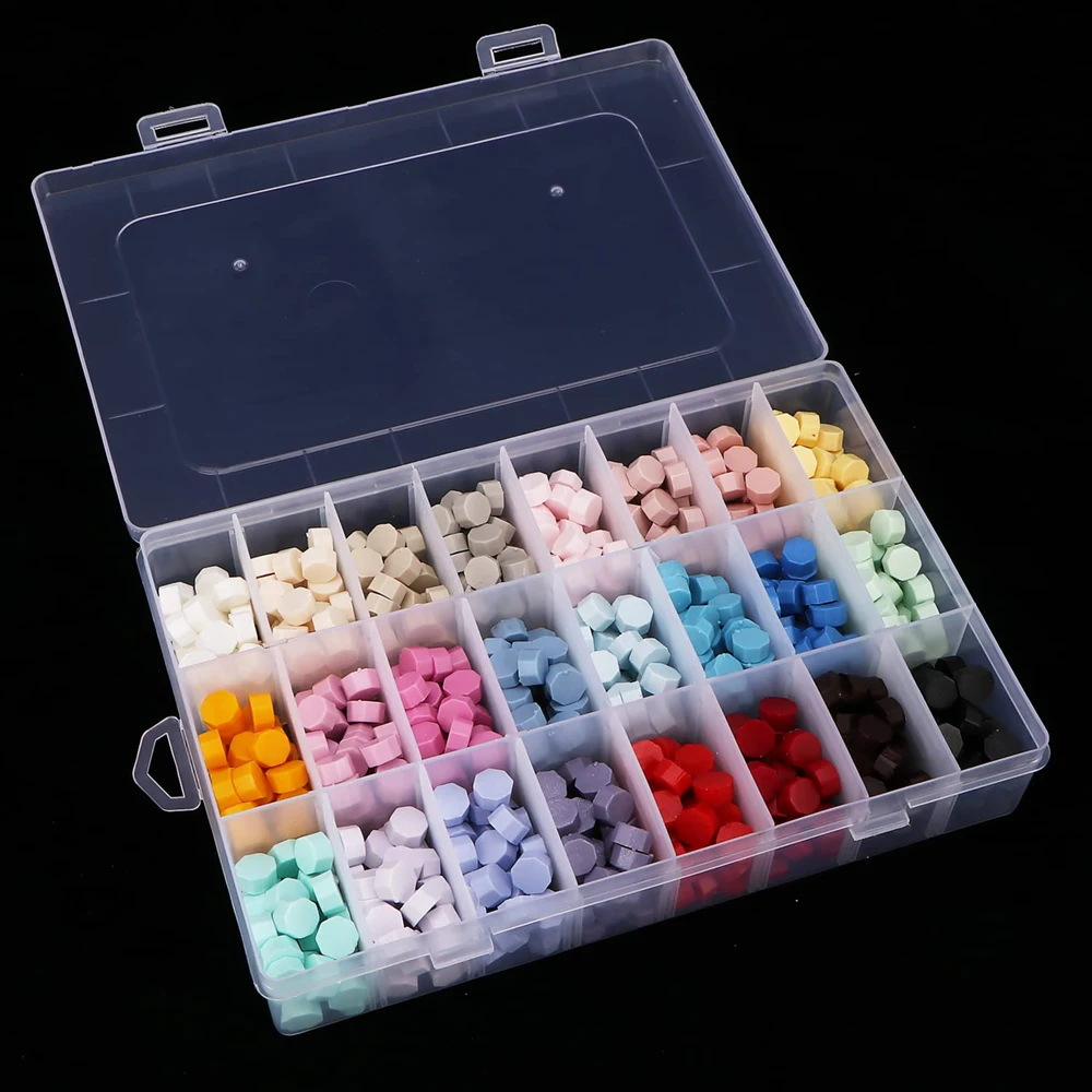 24 Grids Transparent Plastic Grid Box Storage Organizer With Adjustable Dividers For Display Collection Beads Art DIY Crafts