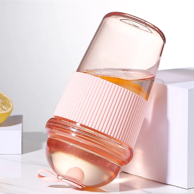 High-Capacity Reusable Beverage Cup with Lid