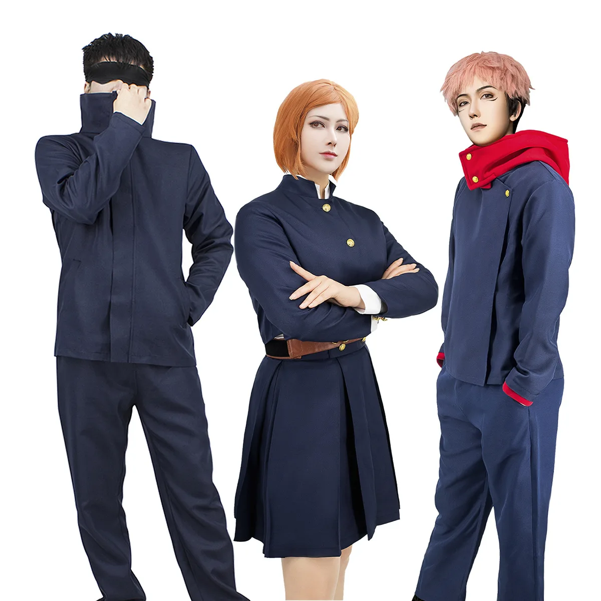 

Kugisaki Nobara Satoru Gojo Cosplay Costume Man Woman Uniform Halloween Cosplay Itadori Yuji Clothings