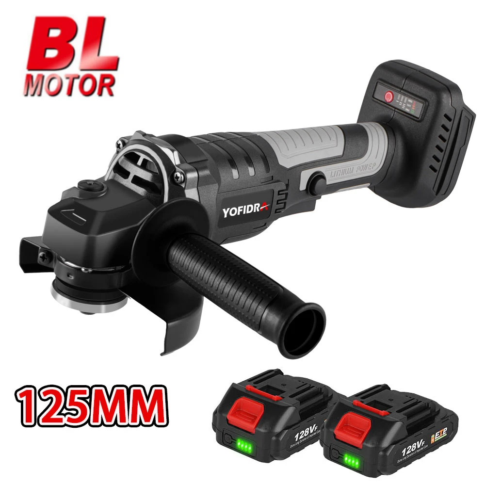 Cordless Angle Grinder For Milwaukee 18V Battery, 4-1/2 Inch