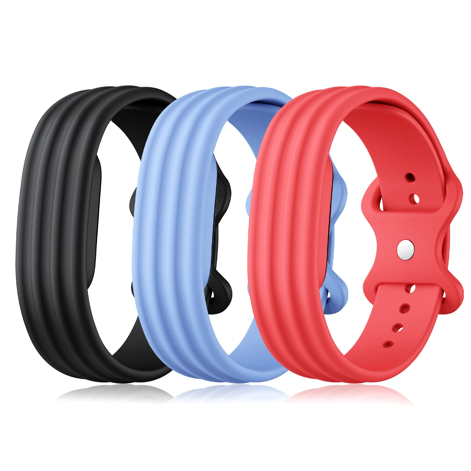 Sports Silicone Adjustable Watch Band - Fitness Tracker Bracelet Accessory