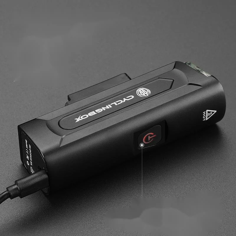 Bicycle aluminum alloy front lights USB charging for quick and convenient night riding flashlights, cycling equipment_voghion.com