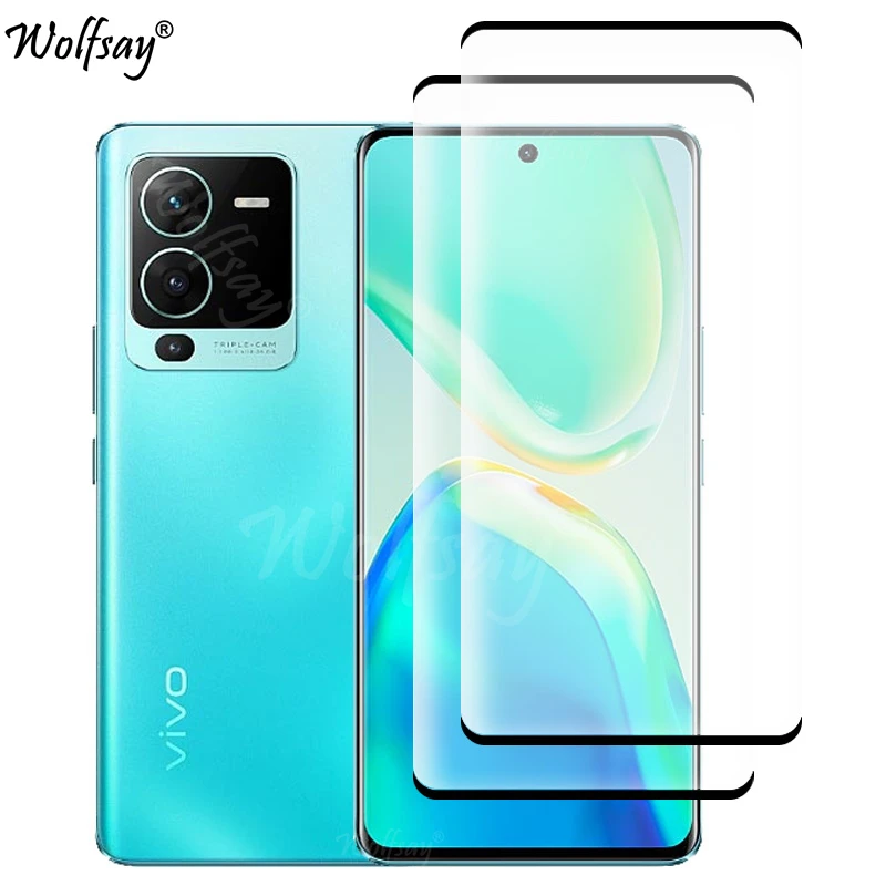 

Закаленное стекло с полным покрытием для Vivo S15 Pro, Защита экрана для Vivo S15 S 15 Pro, стекло для камеры для Vivo S15 Pro, стекло 6,56 дюйма