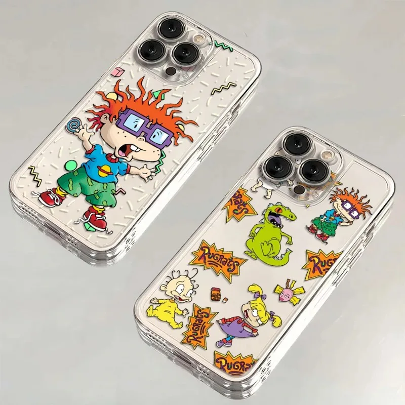 Playful Cartoon Rugrats Shockproof Silicone Phone Case