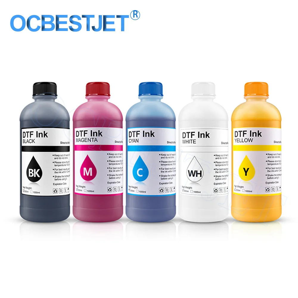 Direct To Transfer Film Ink Inkjet Printer Ink 500ML/Bottle DTF Ink PET Film Transfer Ink for Epson 1430 L800 L1800 1390 I3200 PET Film Printing And Transfer