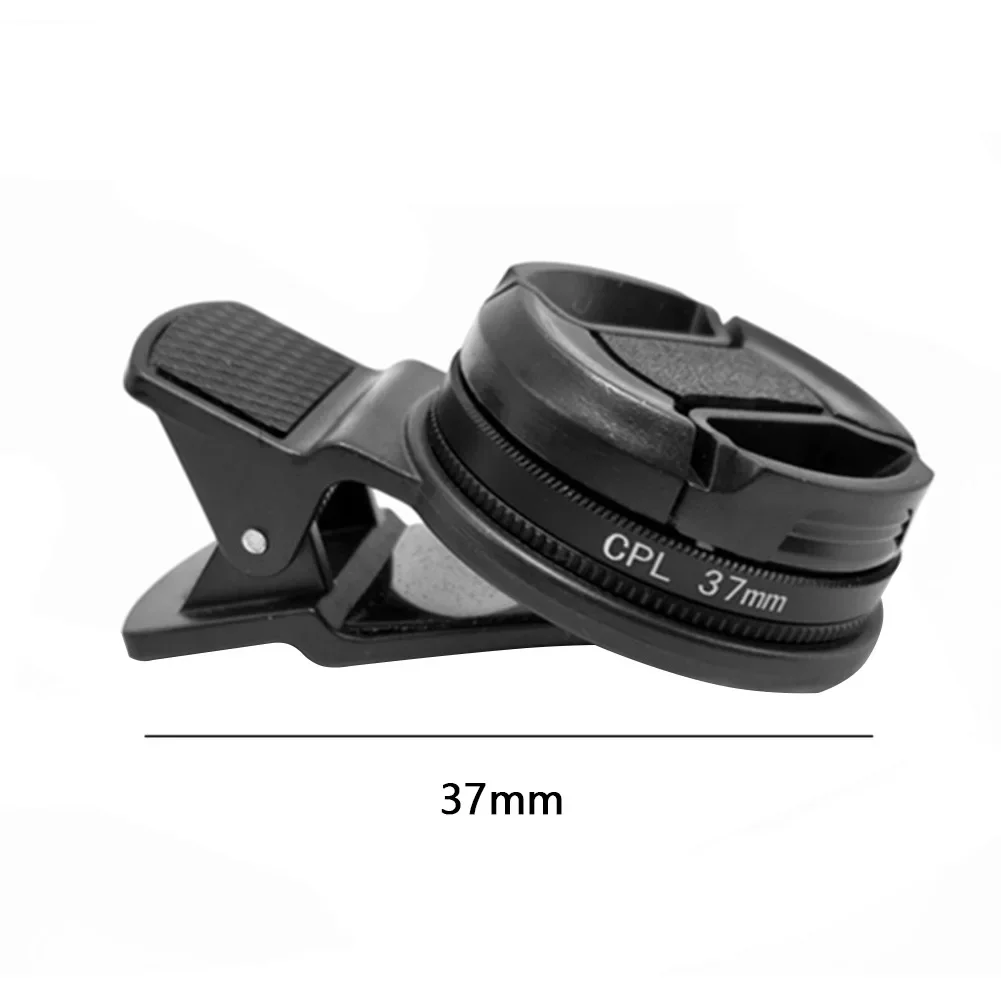Phone Clip Circular Polarizing Filter CPL Filter Lens Replacement Kit For iPhone/Samsung