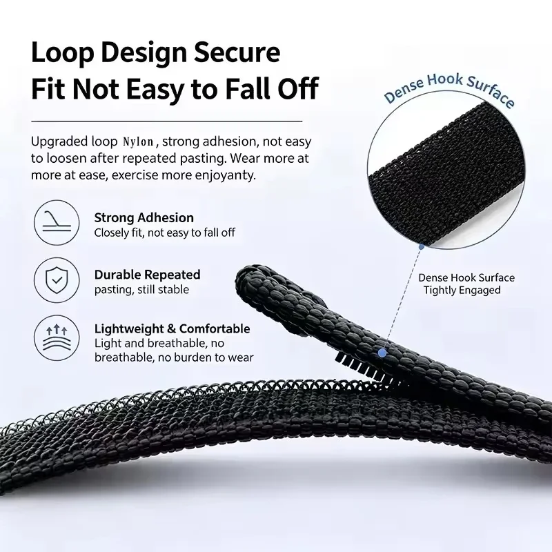 Breathable Adjustable Nylon Sport Wristband Replacement