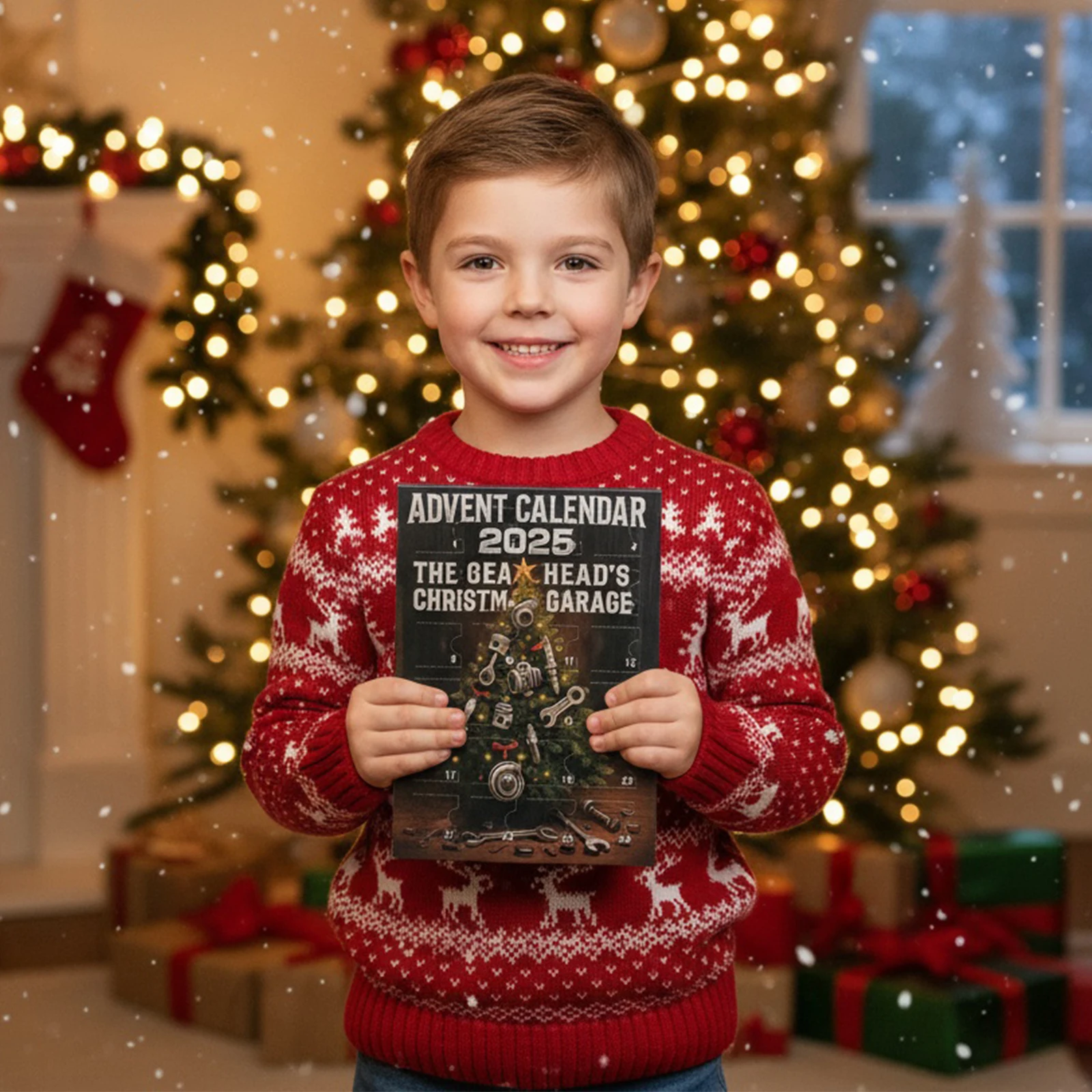 Christmas Horse Advent Calendar 2025 W/ 24 Pendant Holiday Gift Calendar Xmas Countdown Calendar for Home/Office/Tree Xmas Decor