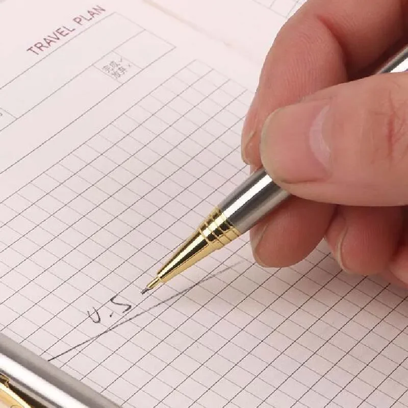 0.5 مللي متر المعادن الميكانيكية أقلام رصاص الذهب...