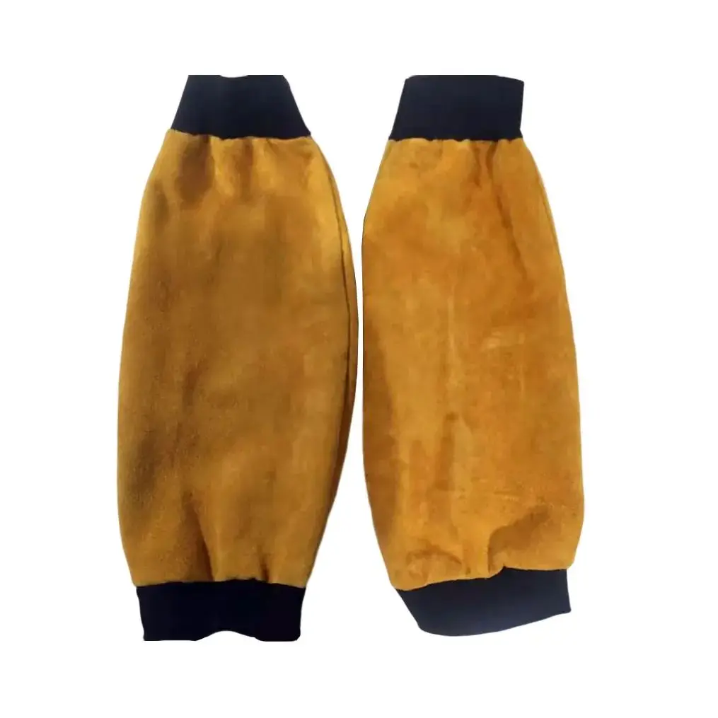 방수 요리 작업용 재사용 가능한 팔 보호대 오버슬리브 52x15.5cm WWO 8 여성용 가죽 작업 팔 슬리브, 용접 팔 슬리브, 방염 팔 보호 도구, 산업용 전문 장갑, 2 개