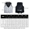 Suit Vest Set For Men Wedding Luxury Gray Paisley Dress Vests Necktie Clip Cufflinks Handkerchief Male Sleeveless Waistcoat Gift 6