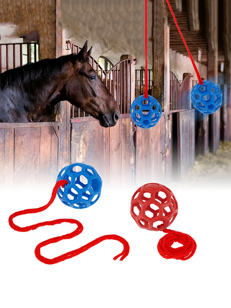 1PC Horse Hay Feeder Hanging Horse Treat Ball 5.5 Inch Horse Feeding