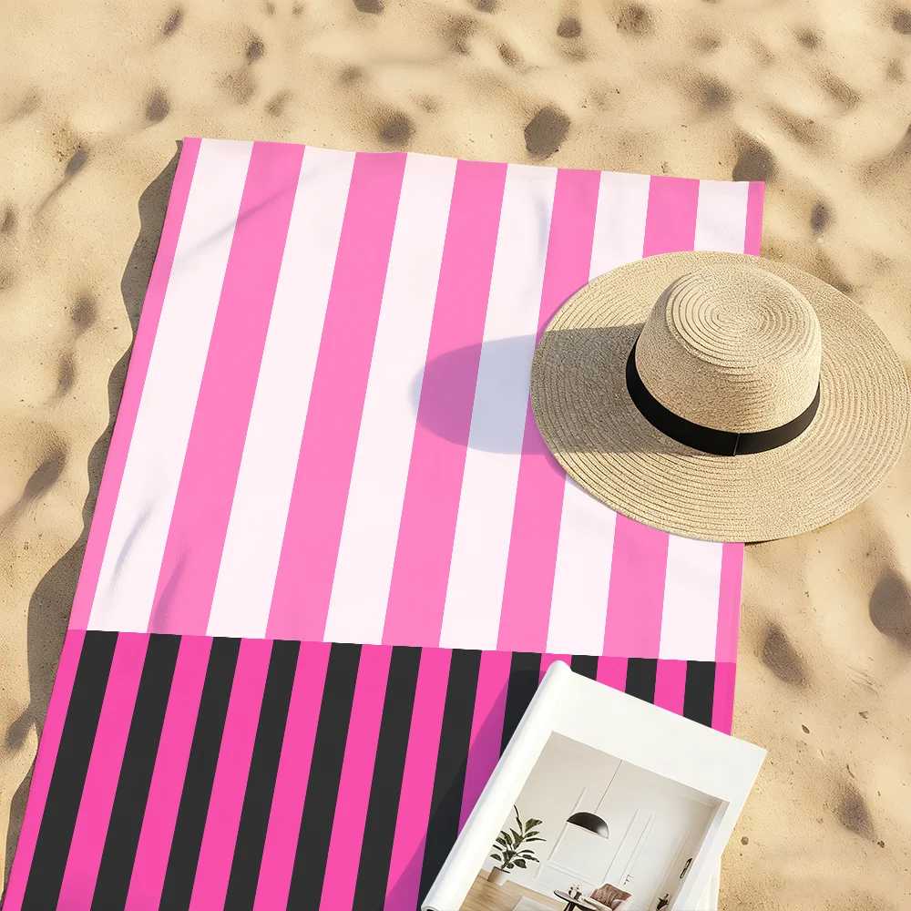 Luxury Striped Quick-Dry Beach Towel 5