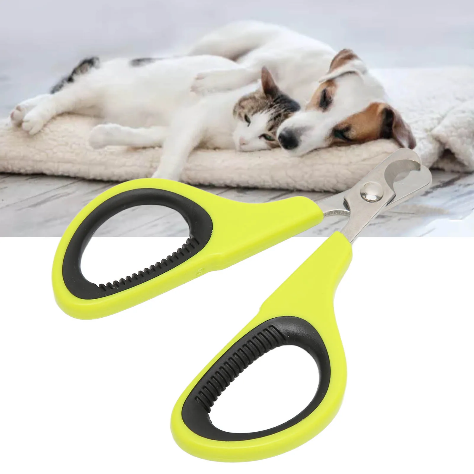Pet Nail Clipper Stainless Steel Ergonomics Streamlined Design Pet Claw Trimmer For Small Cats Dogs