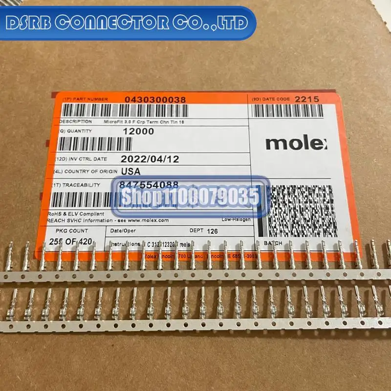 

12000pcs/lot new and original 43030-0038 430300038