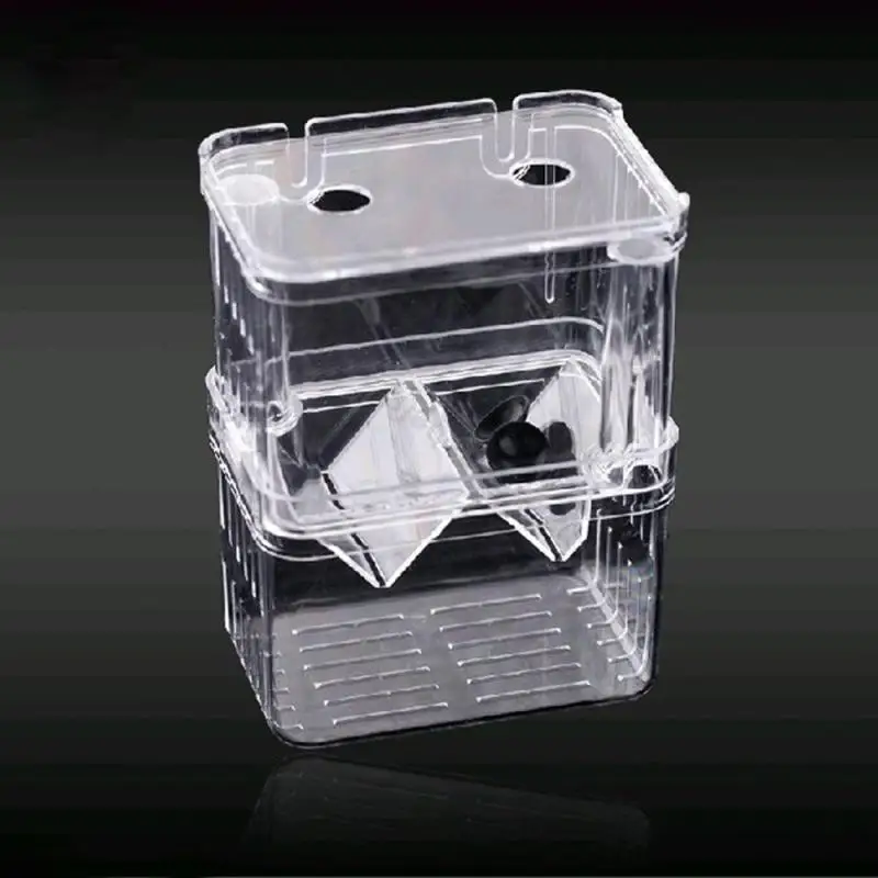 Fish Aquarium Fish Breeding Box Guppy Hatching Box Durable Juvenile Fish Reproduction Double Layer Isolation Breeding Aquarium/fish Tank Incubation Box Breeder
