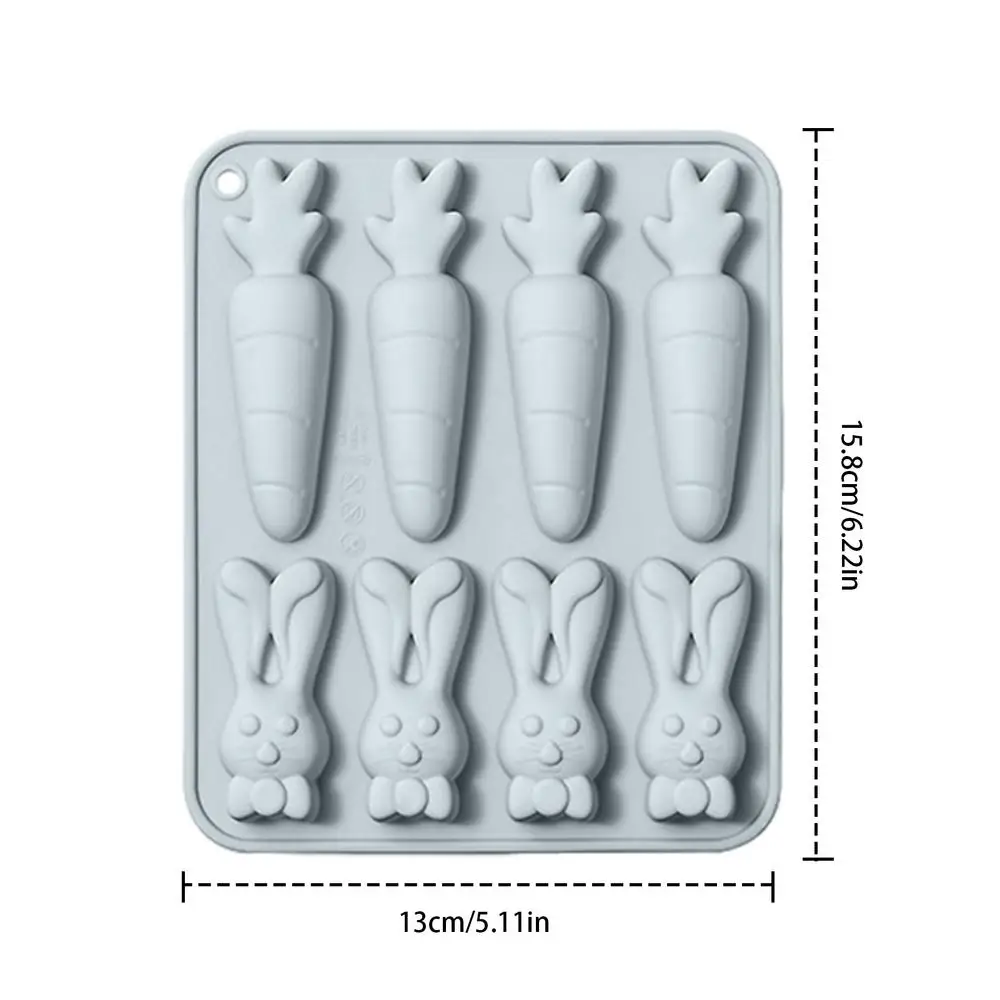 Stampo Silicone Coniglio Con Cuore – Set 3 Pezzi Per Pasqua, Per Gesso, Resina E Fai Da Te