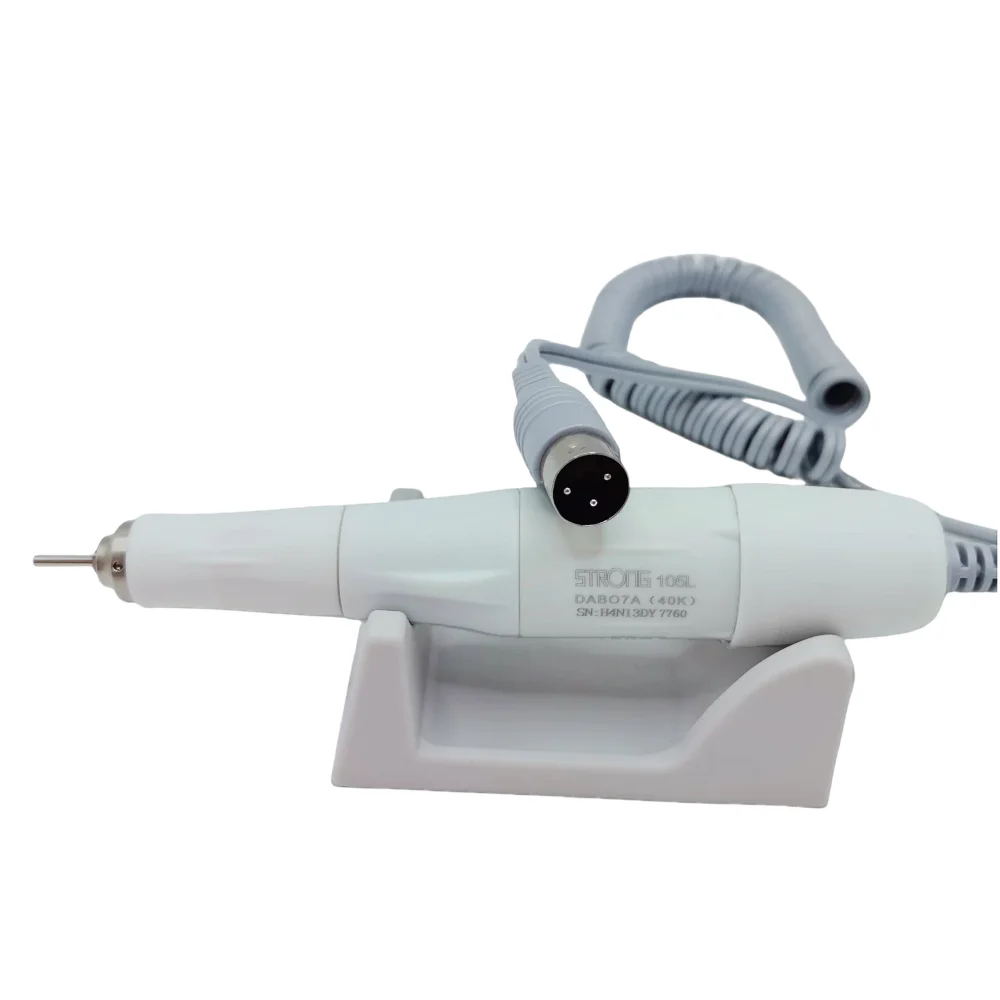 Nail Drill Pen 40K 105L White Micromotor Polishing Handpiece for STRONG 210 90 204 207B Dental Electric Manicure Machine Handle Nail Drill Bits Electric Nail Drill Electric Nail Polisher