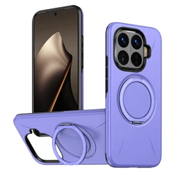 Funda de teléfono Antichoque con Soporte de Anillo Magnético Metálico Rotativo de 360°