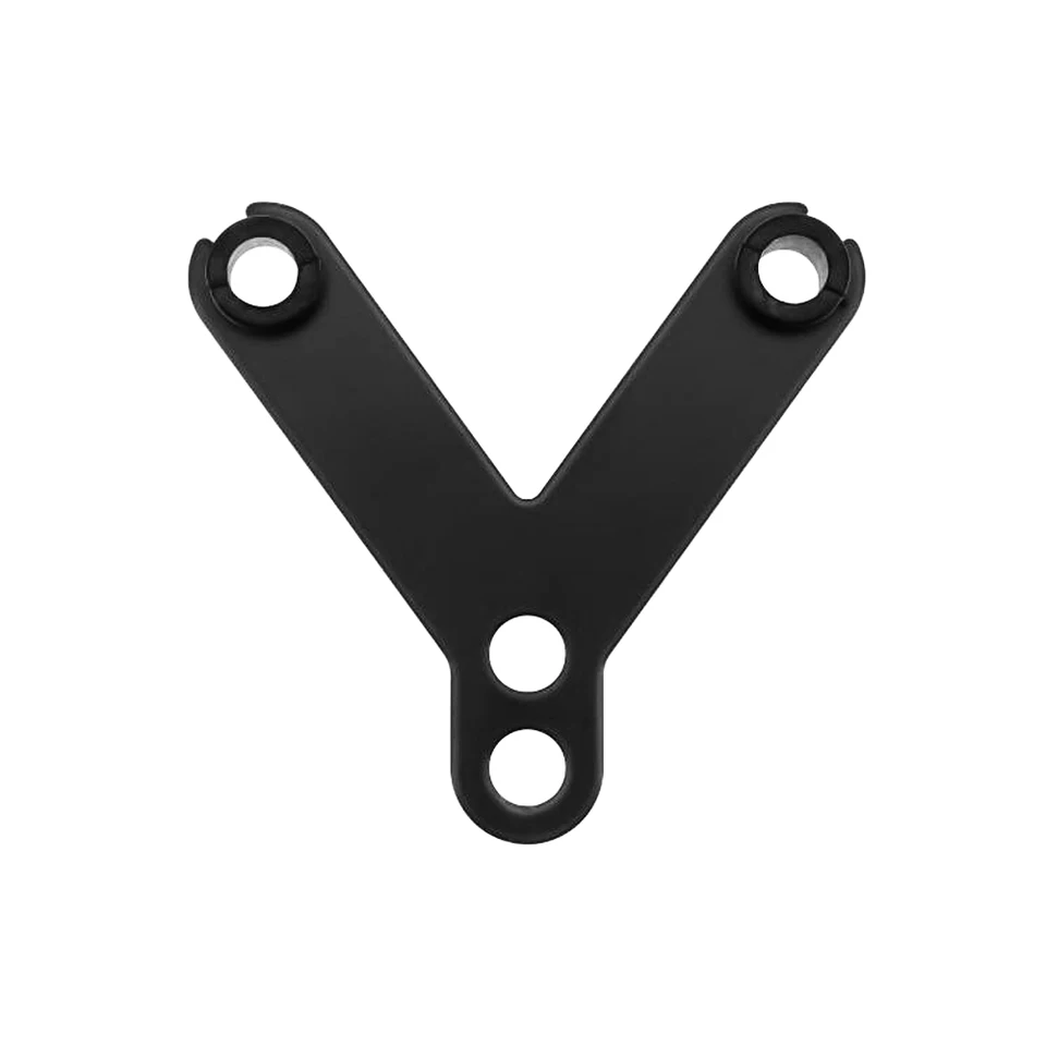 Staffa Porta Strumenti Per Moto In Metallo - Supporto Tachimetro E Contagiri - Design Retrò Nero - Universale - 4