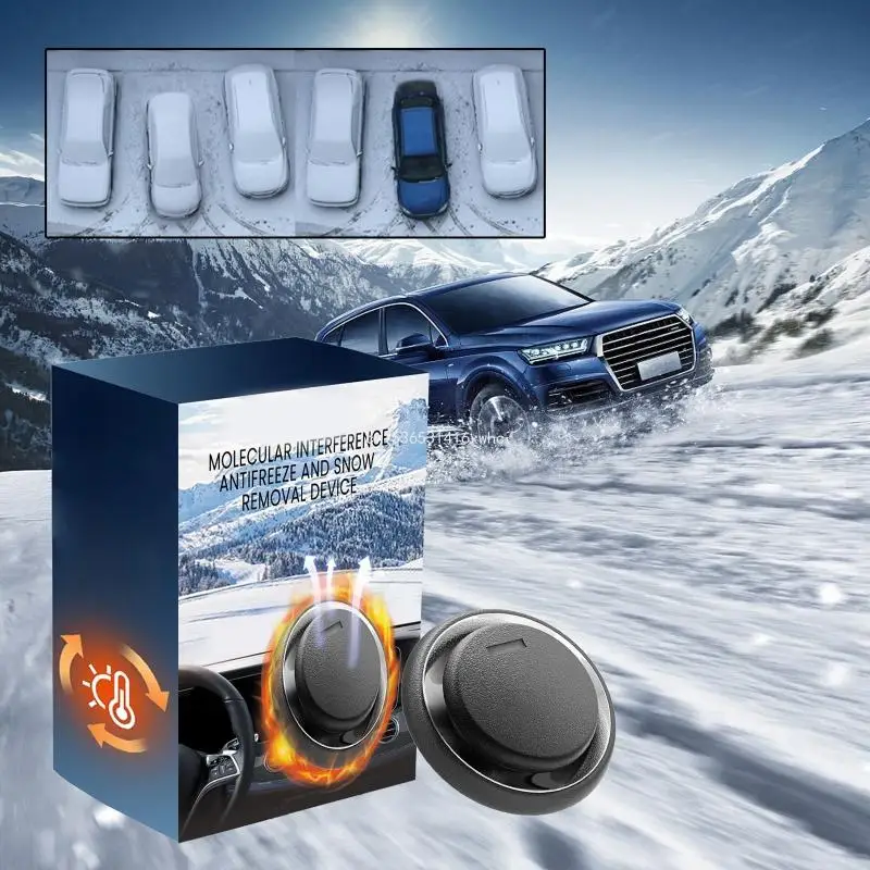 Dropship 휴대용 서리 저항 얼음 녹는 Deicer 겨울 자동차 창 유리 앞 유리 부동액 분자 제설제