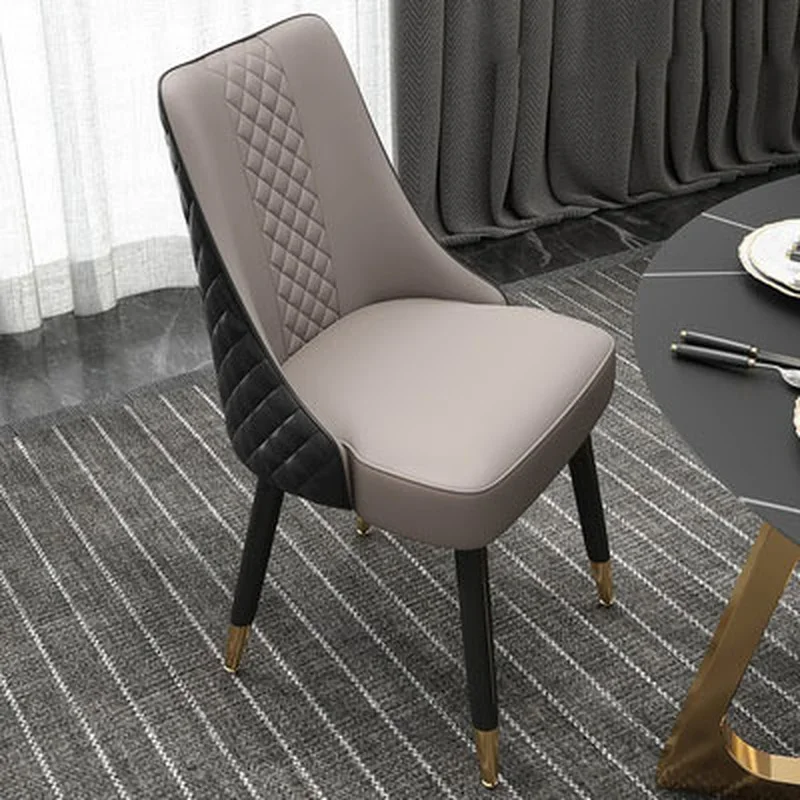 

Household Hotel Dining Chair Nordic Light Luxury Modern Solid Wood Lounge Dining Table Chair Leisure Restaurant Shop Nail Wait