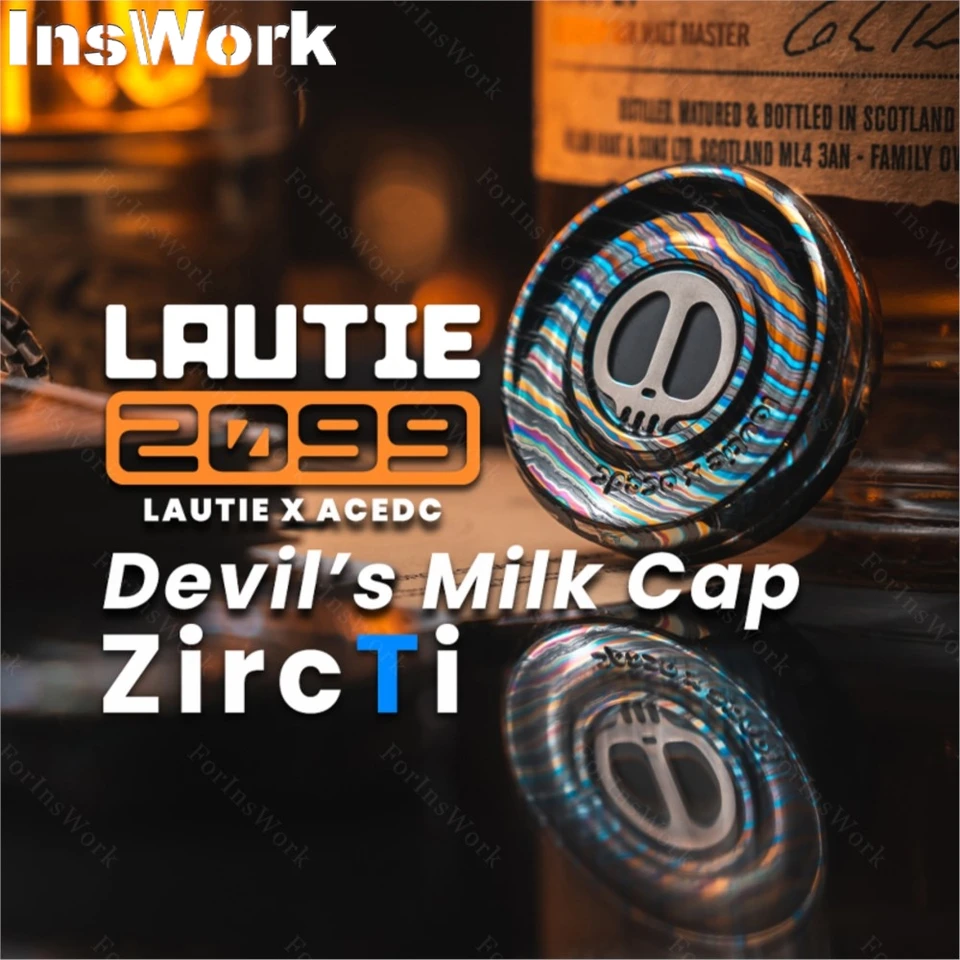 LAUTIE EDC ZircTi (Limited Edition) Devil's Milk Cap Haptic