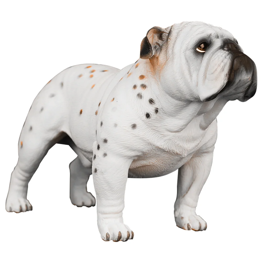 

Desktop Simulation Bulldog Child Outdoor Kid Toys Sculpture Plastic Home Office Decoration