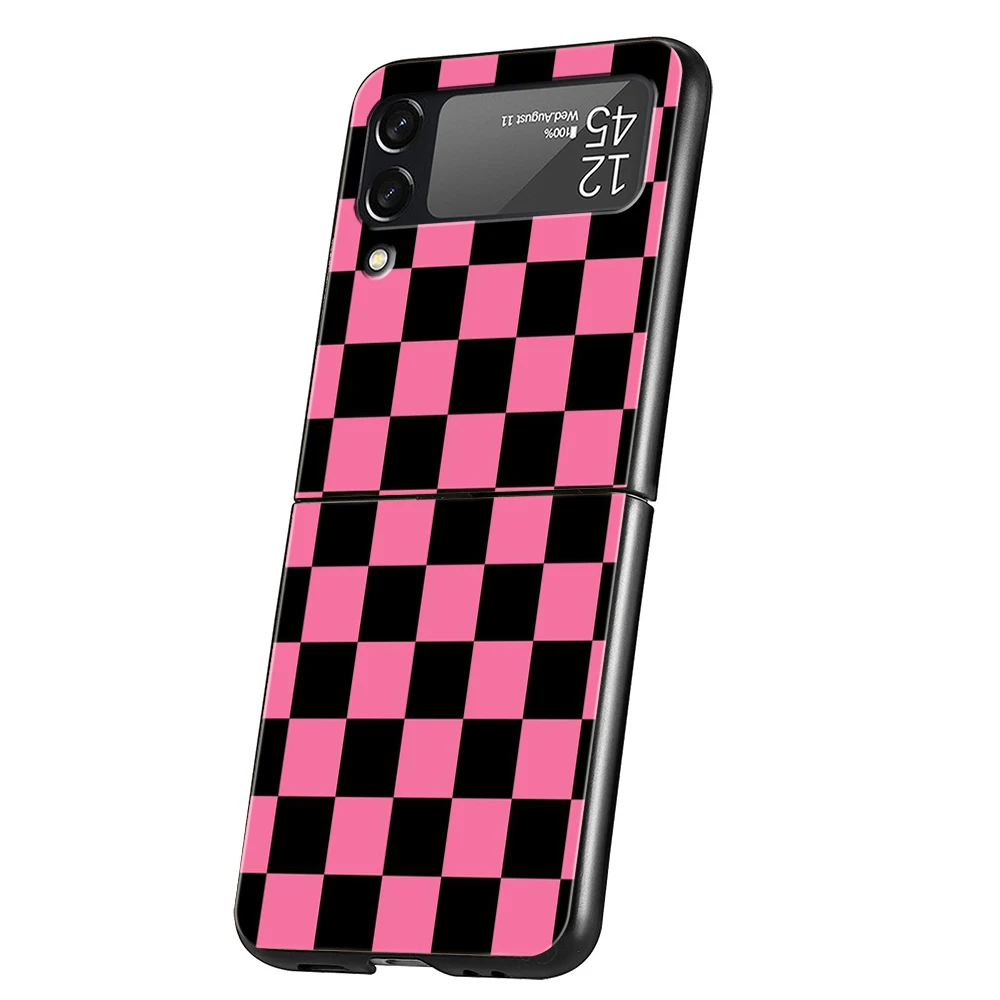 Checkerboard Chess Board Hard Folding Phone Case Cover