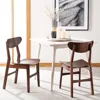DCH1001D-SET2 Home Lucca Cherry Retro Dining Chair (Set of 2), Walnut 4