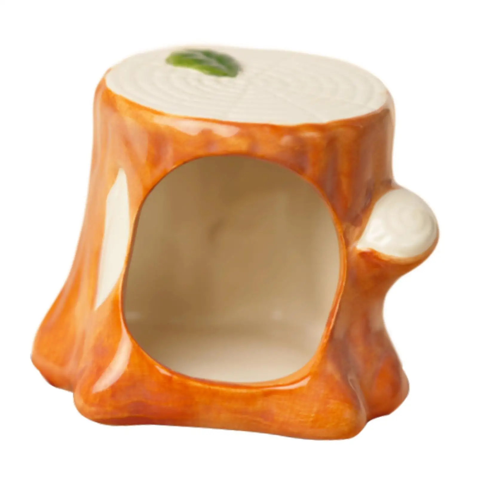 Ceramic habitat for hamster, rodent shelter, rats and squirrel playing space