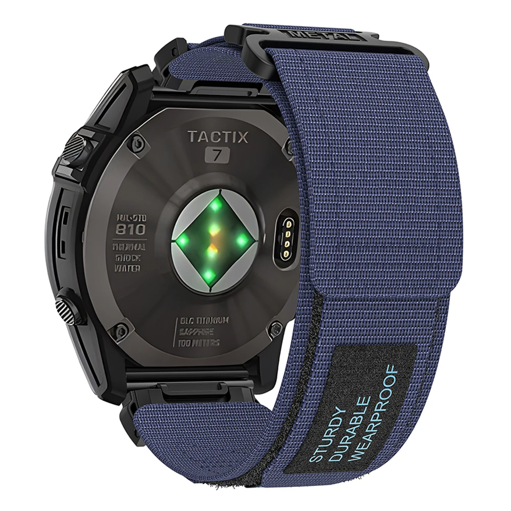 Nylon Braided Easy-Fit Watch Band - 26mm & 22mm Strap