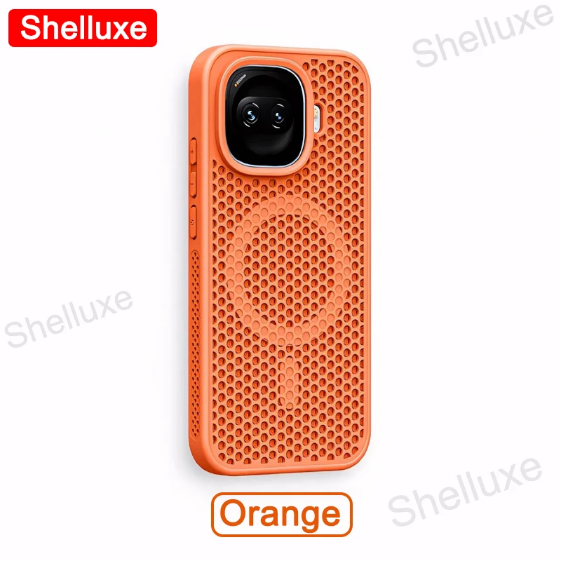 Z11Turbo Magnetic Cooling Breathable Mesh Hard Phone Case by Shelluxe