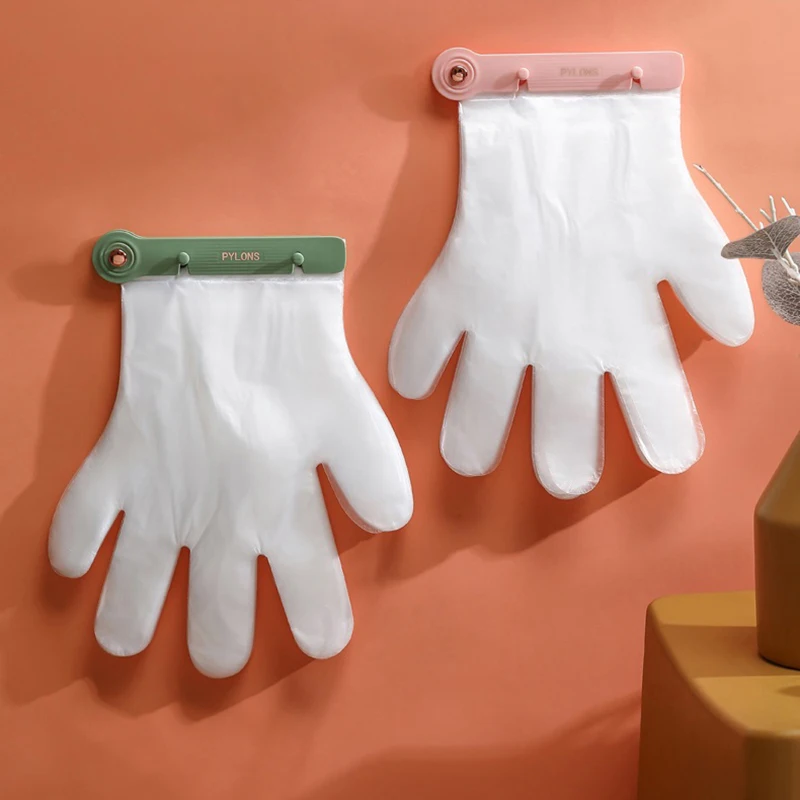 

New Bag Clips Wall Mounted Glove Clip Creative Hanging Hooks Home Utensils Storage Kitchen Accessories