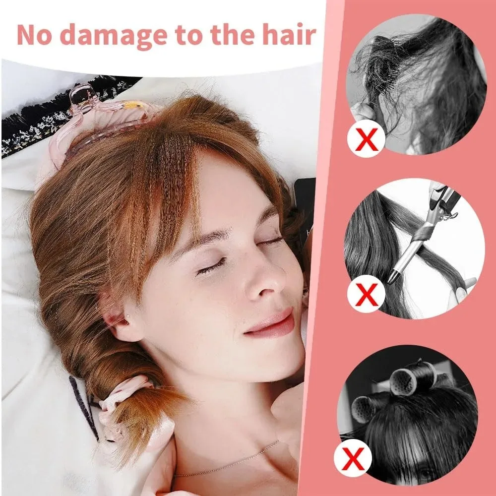 Heatless Curling Rod Headband Hair Styling Tool