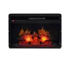 220V 1800W Household Wall-mounted Heater 3D Simulated Flame Electronic Decorative Fireplace with Remote Control Embedded Heater 1