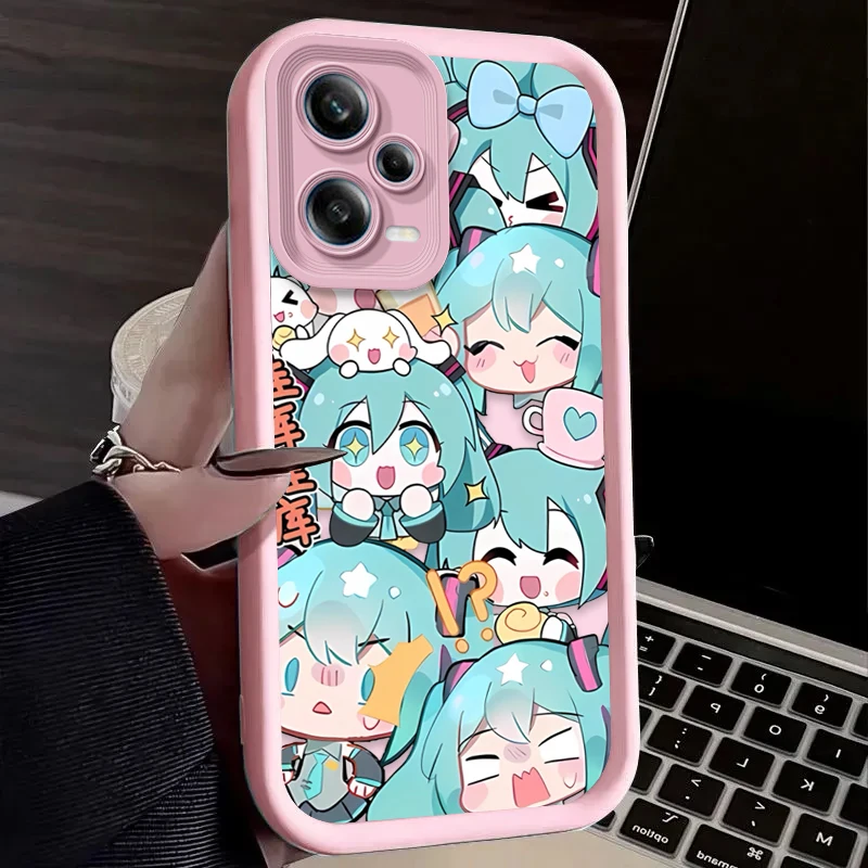Miku Q Version Emoji Soft Phone Case