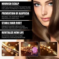 Huile essentielle de croissance des cheveux au collagène B7, vitamine, prévient la perte de cheveux et nourrit avec des huiles essentielles, ensemble de traitement du cuir chevelu pour hommes et femmes 5