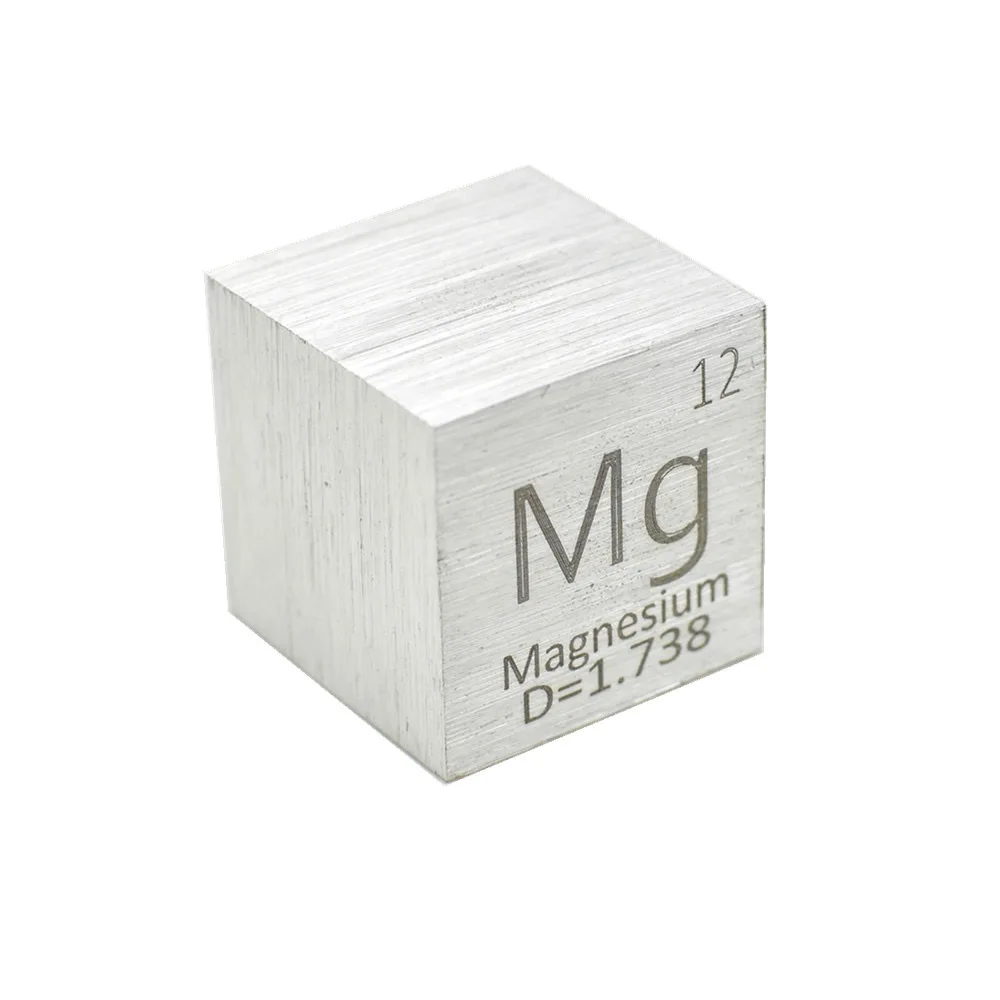MagnesiumCubeMetalMgDensityBlockHighPurityforElement