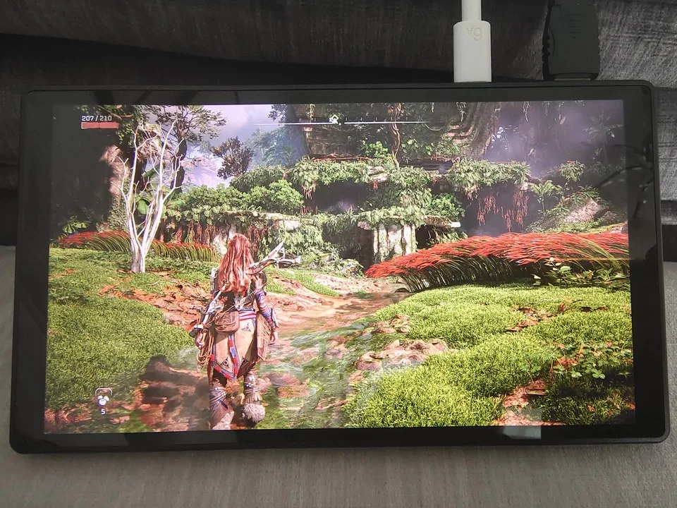 PeakDo 7인치 휴대용 터치스크린 IPS LCD 디스플레이, 게임, 업무, PS5/Xbox/PC용 보조 화면, 1080P 60Hz USB C HDMI 모니터
