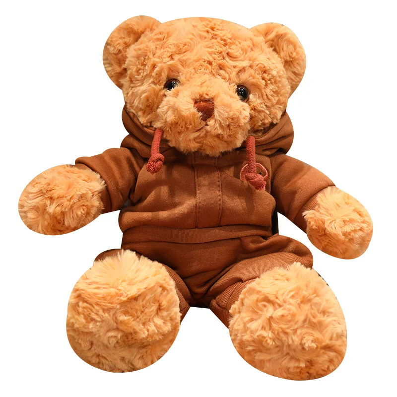 Cute Cartoon Motion Bear Plush Toy 38/50CM High Quality Stuffed Animal Doll Birthday Gift for Party Favor