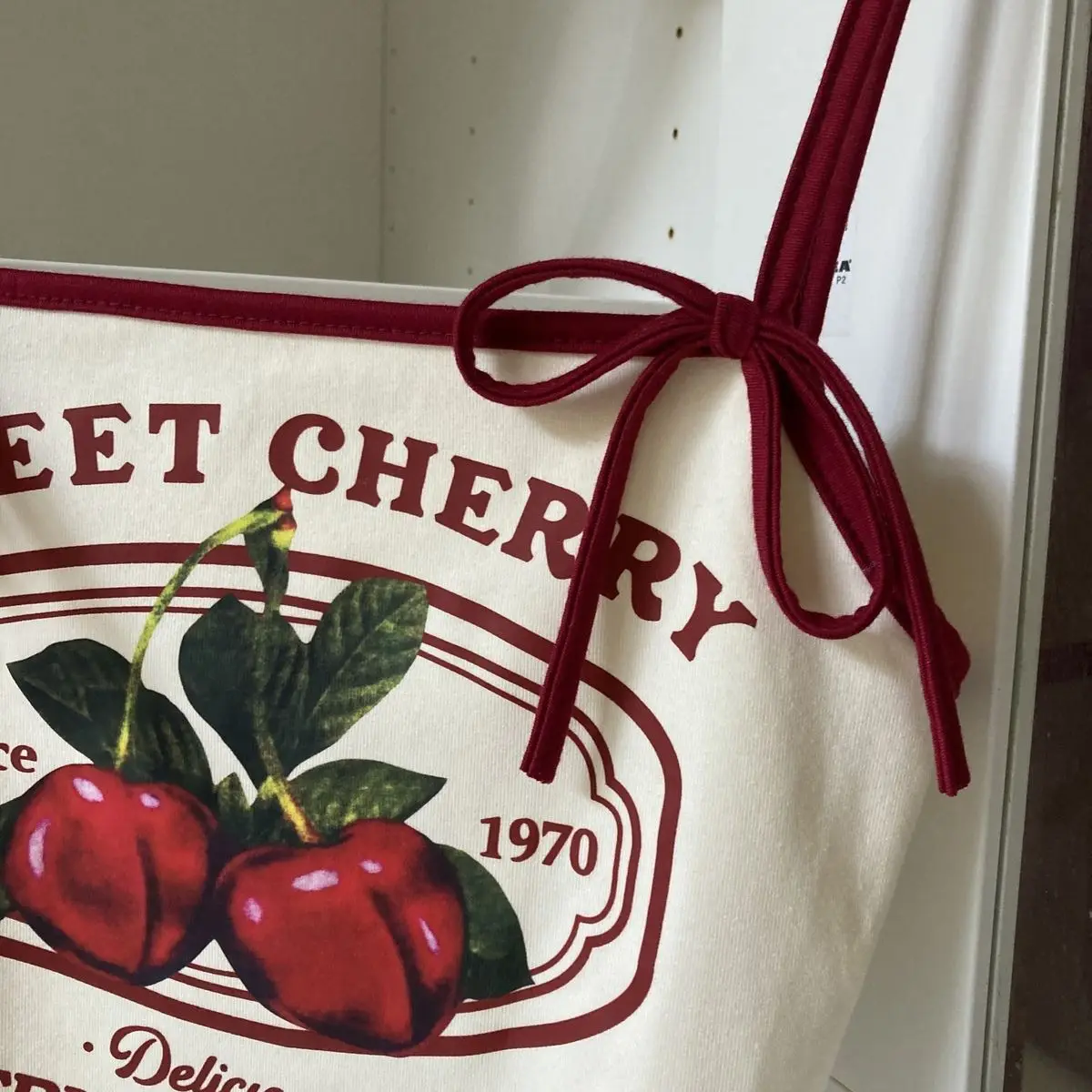 여아용 체리 프린트 드롭 웨이스트 슬립 활 상의, 숄더리스 티셔츠, 아동복, 2024 패션, 여름 신상