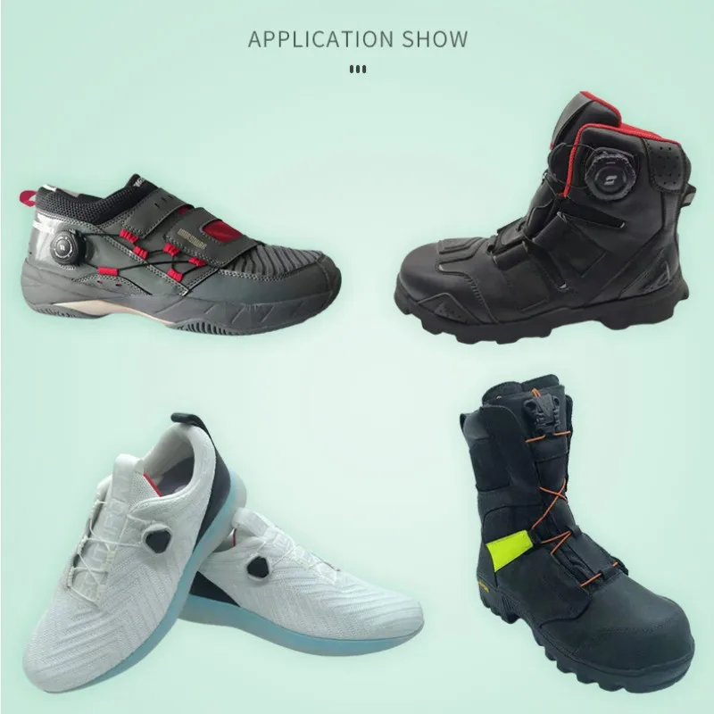 Swivel Automatic Shoe Buckle Dunk Low Hiking Boots Luggage Button Slippers Laces Without Binding Sharp Casual Sneakers Shoelaces