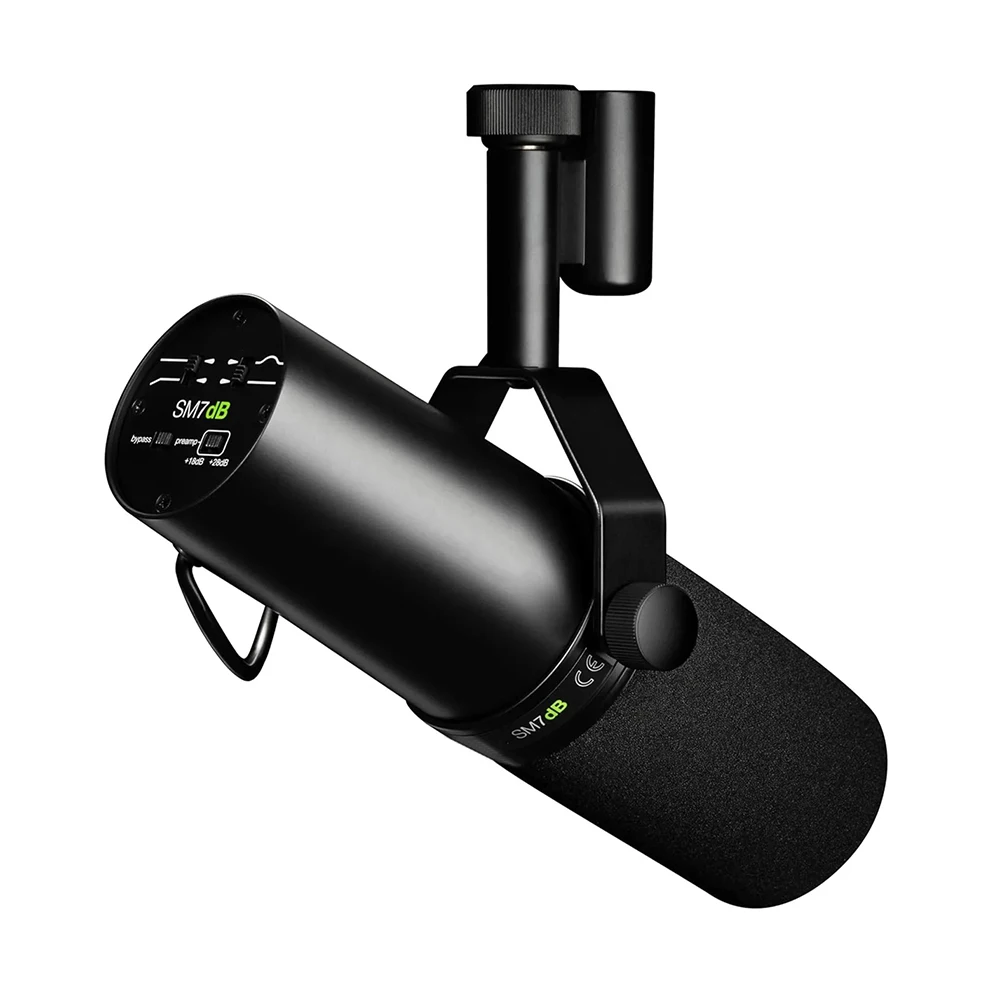 TOP Quality SM7DB Dynamic Vocal Microphone Built-in Preamp Selectable Frequency Response For Podcasting Recording Broadcasting
