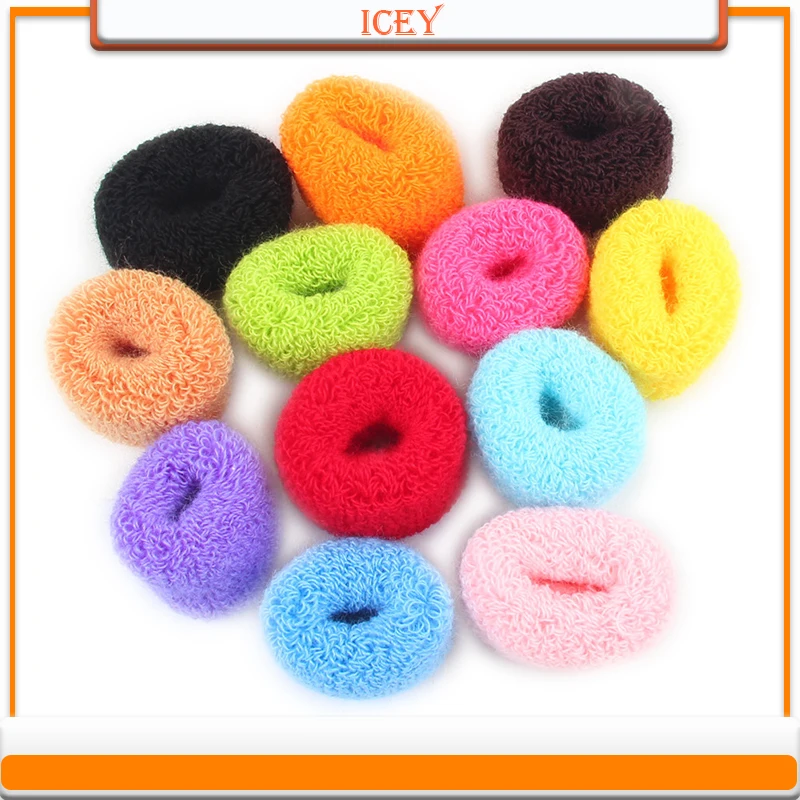 12pcs Headdress Women's Solid Color Elastic Simple Elastic Band Hair Ring Autumn And Winter Cute Wide-Brimmed Elastic Towel Ring 200 100 40 20pcs bag towel hair ties for baby girls elastic hair bands toddlers mini hair rope ring scrunchies hair accessories