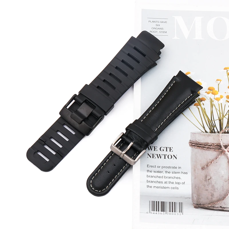 Men's rubber strap for SUUNTO X-LANDER Outdoor sports waterproof leather watch band women Wrist band accessories buckle